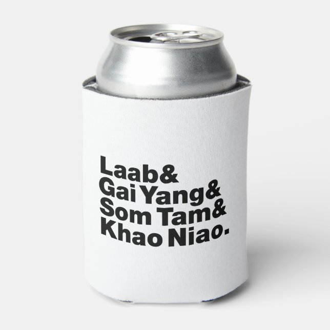 Thai Isaan Street Food Can Cooler (Can Front)