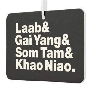 Thai Isaan Street Food Car Air Freshener