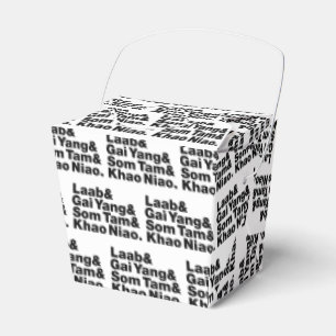 Thai Isaan Street Food Favour Box