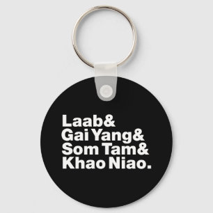 Thai Isaan Street Food Key Ring
