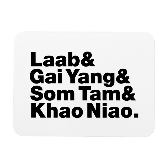 Thai Isaan Street Food Magnet (Horizontal)