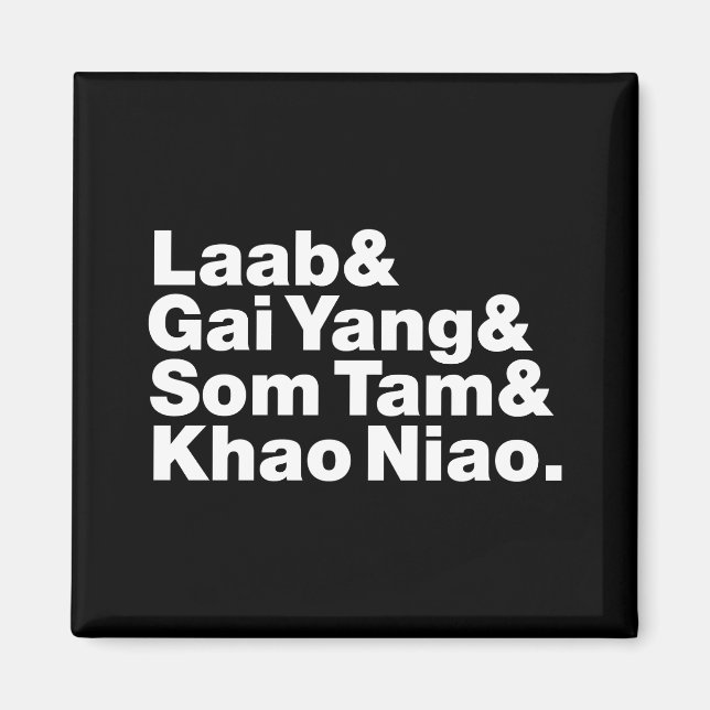 Thai Isaan Street Food Magnet (Front)