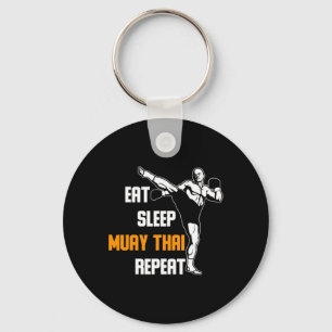Thai Kickboxing Martial Arts Fighter Gift Muay Tha Key Ring
