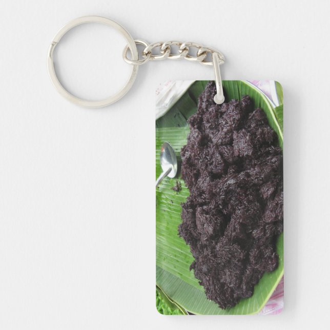 Thai Lao Black Rice [Khao Niao Dam] Key Ring (Front)