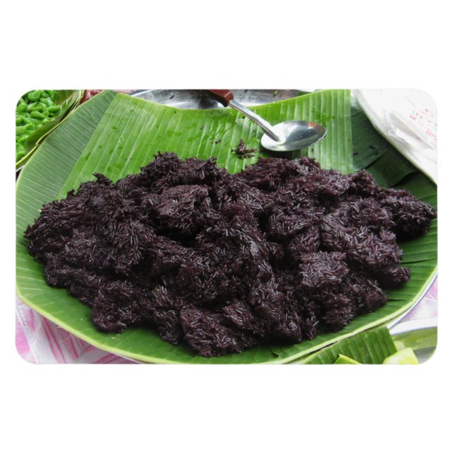 Thai Lao Black Rice [Khao Niao Dam] Magnet (Horizontal)