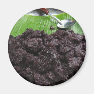 Thai Lao Black Sticky Rice [Khao Niao Dam] Magnet
