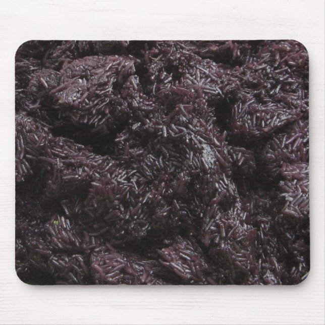 Thai Lao Black Sticky Rice [Khao Niao Dam] Mouse Mat (Front)