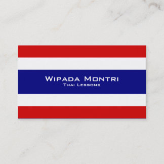 Thai Lessons / Siamese Teacher Business Card