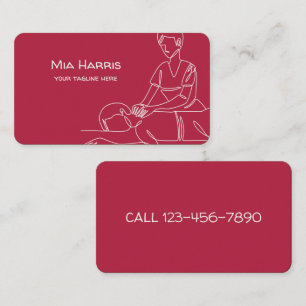 Thai Massage  Business Card
