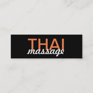 thai massage punch card