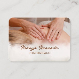 Thai Massage Spa Business Card