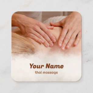 Thai Massage Square Business Card