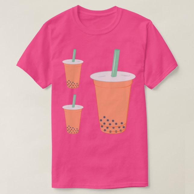 Thai Milk Bubble Tea T-Shirt (Design Front)