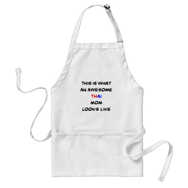thai mom, awesome standard apron (Front)