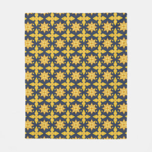 Thai Ornamental Pattern Backgroundabstract, ancien Fleece Blanket