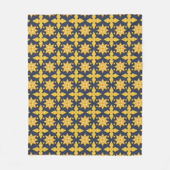 Thai Ornamental Pattern Backgroundabstract, ancien Fleece Blanket (Front)
