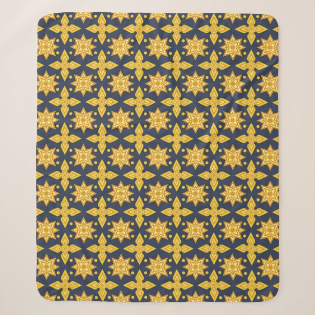 Thai Ornamental Pattern Backgroundabstract, ancien Sherpa Blanket (Front)
