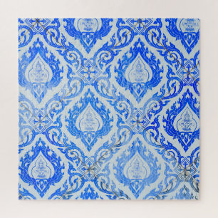 Thai pattern: ceramic tiled church. jigsaw puzzle