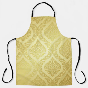 Thai Pattern supreme gold backgroundthai, pattern, Apron