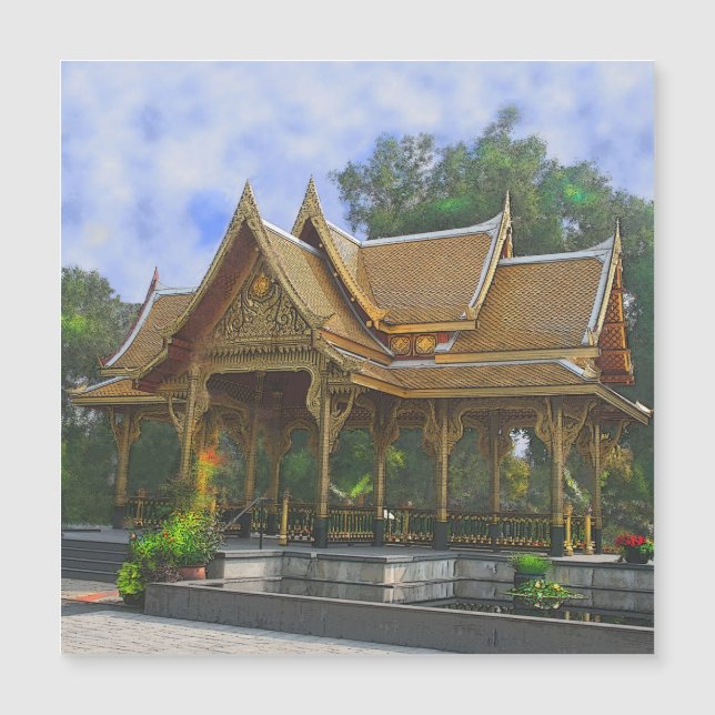 Thai Pavilion Art - Magnetic Card (Front)