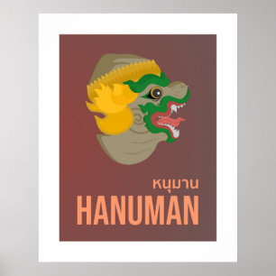 Thai Ramakien Character, Hanuman Wall Art