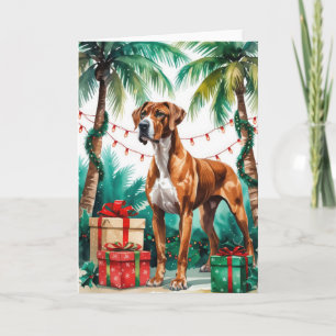 Thai Ridgeback Dog Christmas Greeting Card