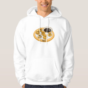 Thai shrimp purse cartoon illustration hoodie