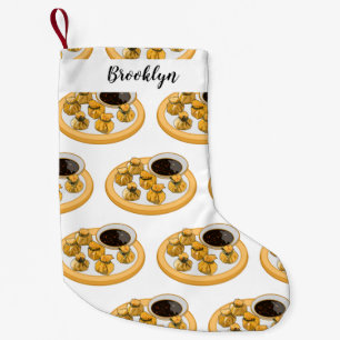 Thai shrimp purse cartoon illustration small christmas stocking