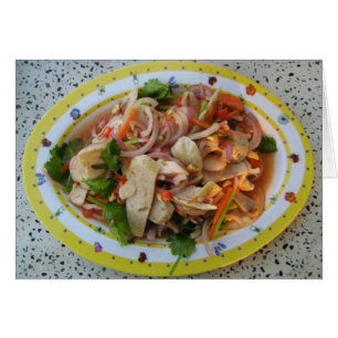 Thai Spicy Sausage Salad ... Asian Street Food