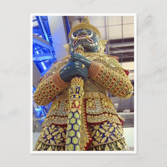 thai statue postcard (Front)
