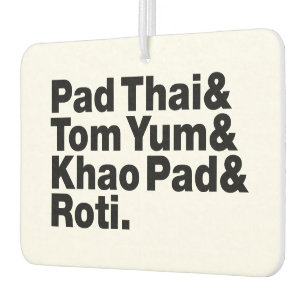 Thai Street Food Car Air Freshener