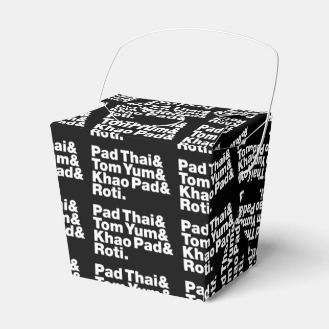 Thai Street Food Favour Box (Front Side)