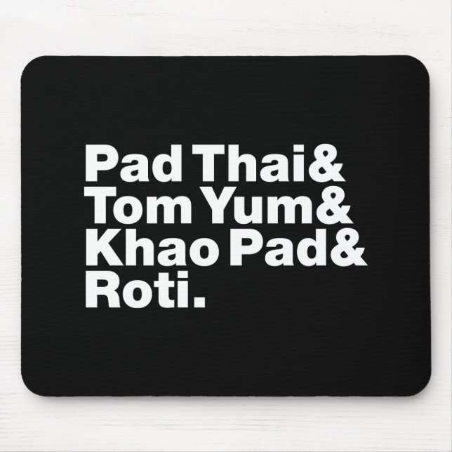 Thai Street Food Mouse Mat (Front)