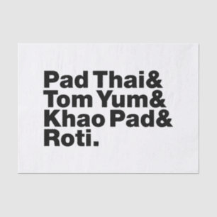 Thai Street Food Tissue Paper