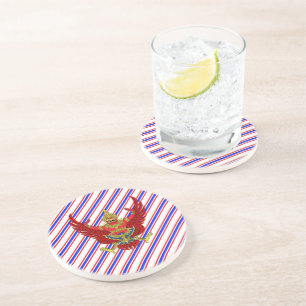 Thai stripes flag coaster