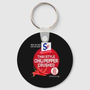 Thai Style Chili Pepper Crushed Halloween Sce Cost Key Ring
