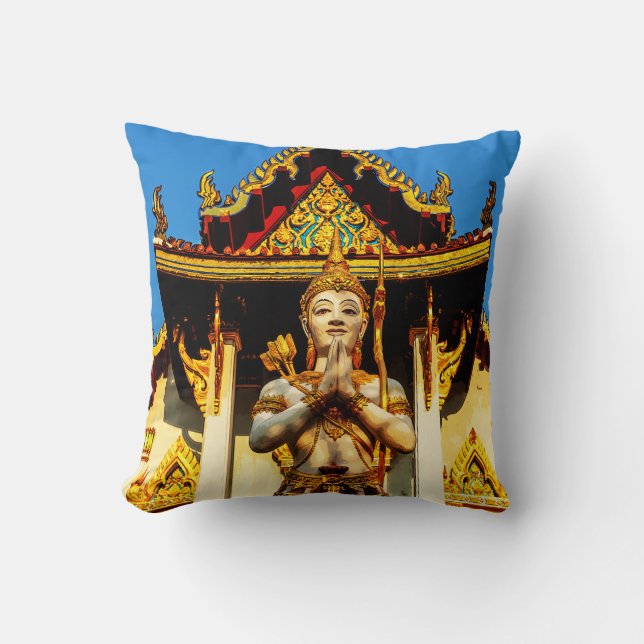 Thai Temple And Buddha 1102 Cushion (Front)