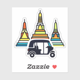 Thai Temples And Tuk Tuks