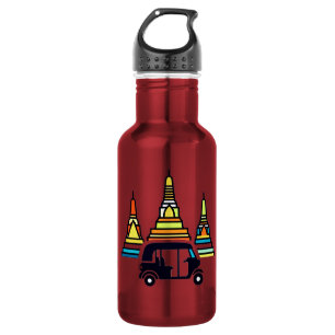 Thai Temples And Tuk Tuks 532 Ml Water Bottle