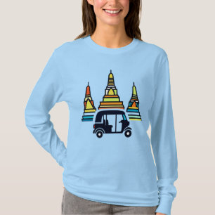 Thai Temples And Tuk Tuks T-Shirt