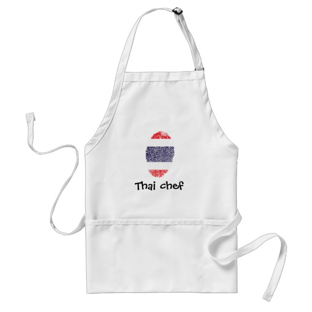 Thai touch fingerprint flag standard apron (Front)