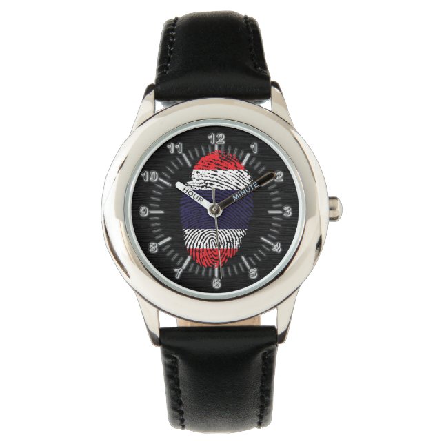 Thai touch fingerprint flag watch (Front)