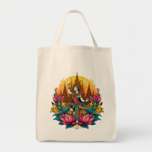 Thai Traditional Dance, Thai Culture Tote Bag