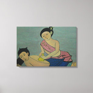 Thai Traditional Massage Canvas Print