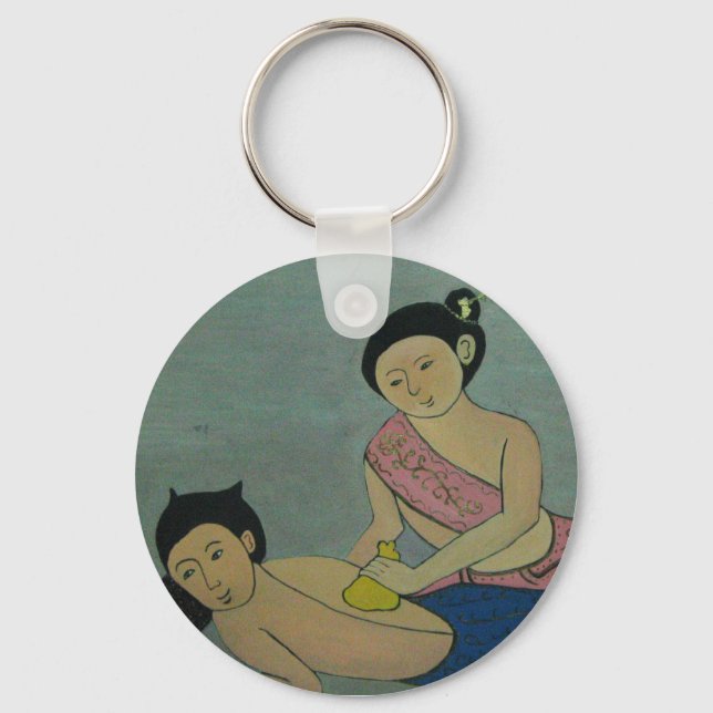 Thai Traditional Massage Key Ring (Front)