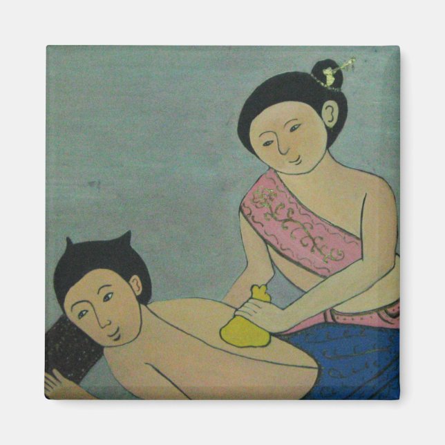 Thai Traditional Massage Magnet (Front)