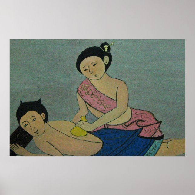 Thai Traditional Massage Poster (Front)