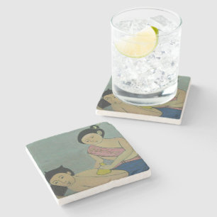 Thai Traditional Massage Stone Coaster