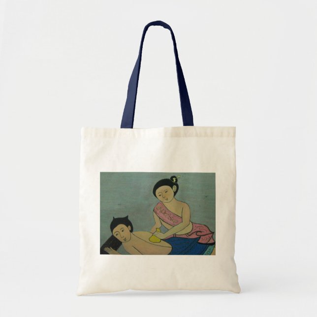 Thai Traditional Massage Tote Bag (Front)
