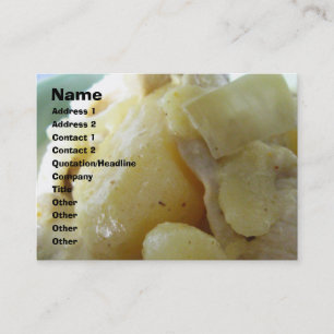 Thai Yellow Curry [แกงกะหรี่] .. Asian Street Food Business Card